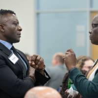 AVP Ngassa at reception